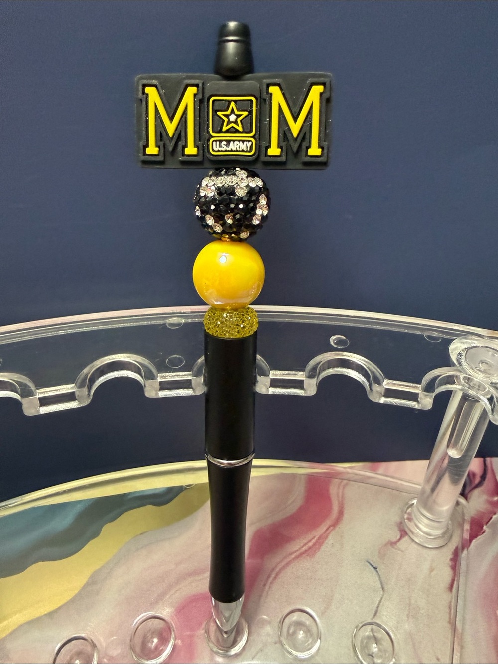 New U.S. Army MOM Beaded Pen - Picture 2 of 2